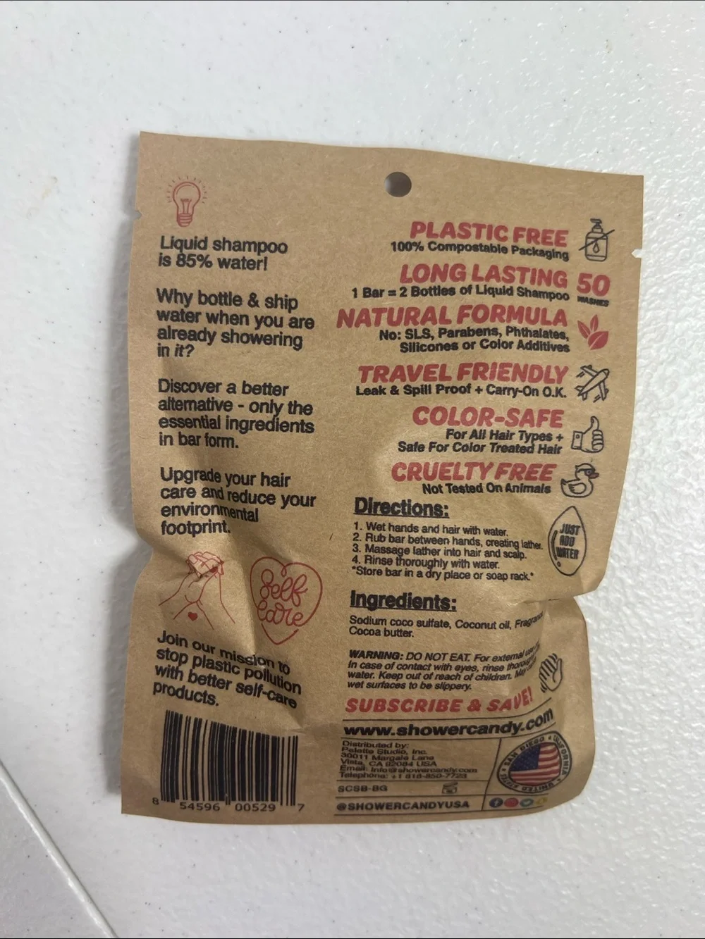 Shower Candy Solid Shampoo Bundle of 3 - Various scents NIP